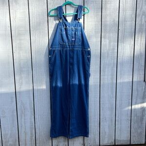 Big Smith Blue Denim Mens Overalls utility work Sz 38X30 (New with tag.